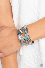 Load image into Gallery viewer, Still FLORAL Stones - multi cuff bracelet C032
