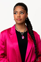 Load image into Gallery viewer, Edgy Exaggeration - Pink necklace May 2023 LOP C032
