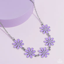 Load image into Gallery viewer, Flora Fantasy - Purple necklace C027
