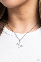 Load image into Gallery viewer, Butterfly Lullaby - White necklace A042
