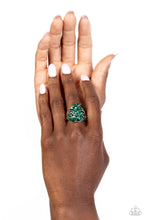 Load image into Gallery viewer, Wave of Whimsy - Green ring A064
