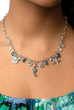 Load image into Gallery viewer, $10 Seahorse Season - Blue Necklace + matching bracelet D049

