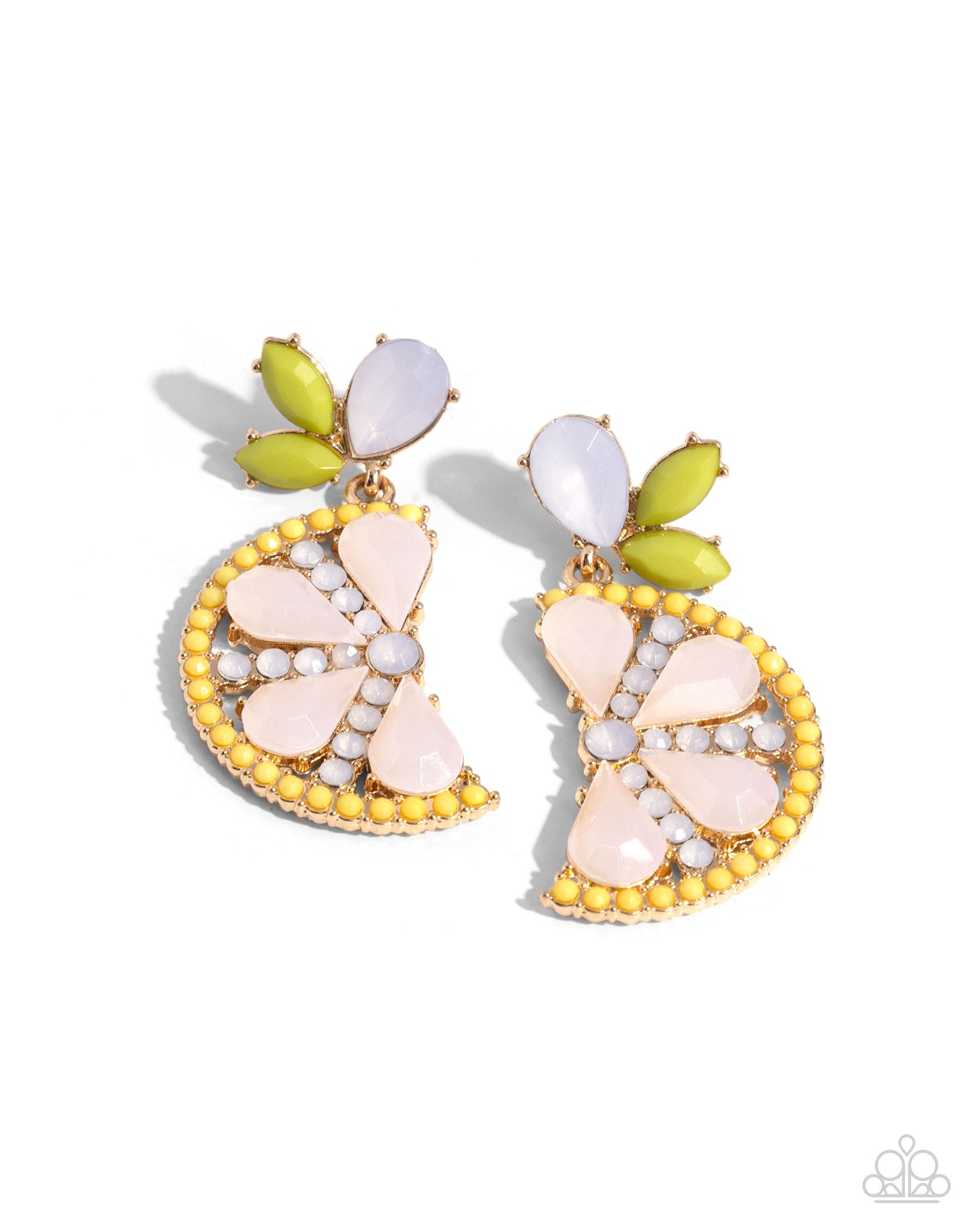 Slice of Summer - Yellow earring E004