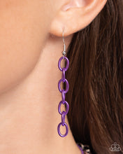 Load image into Gallery viewer, Mardi Gras Mayhem - Purple necklace D067
