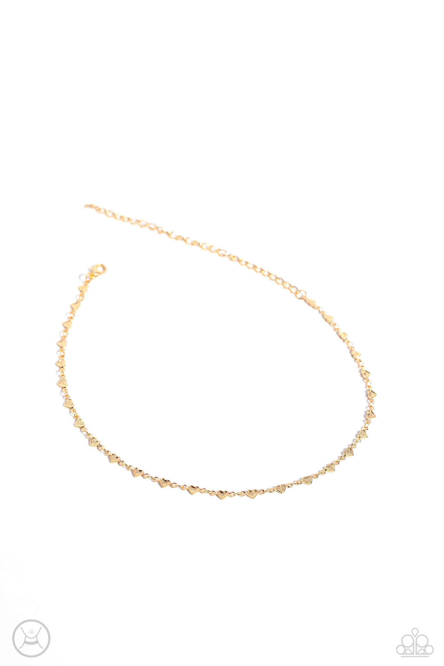 Cupid Catwalk - Gold choker necklace E013