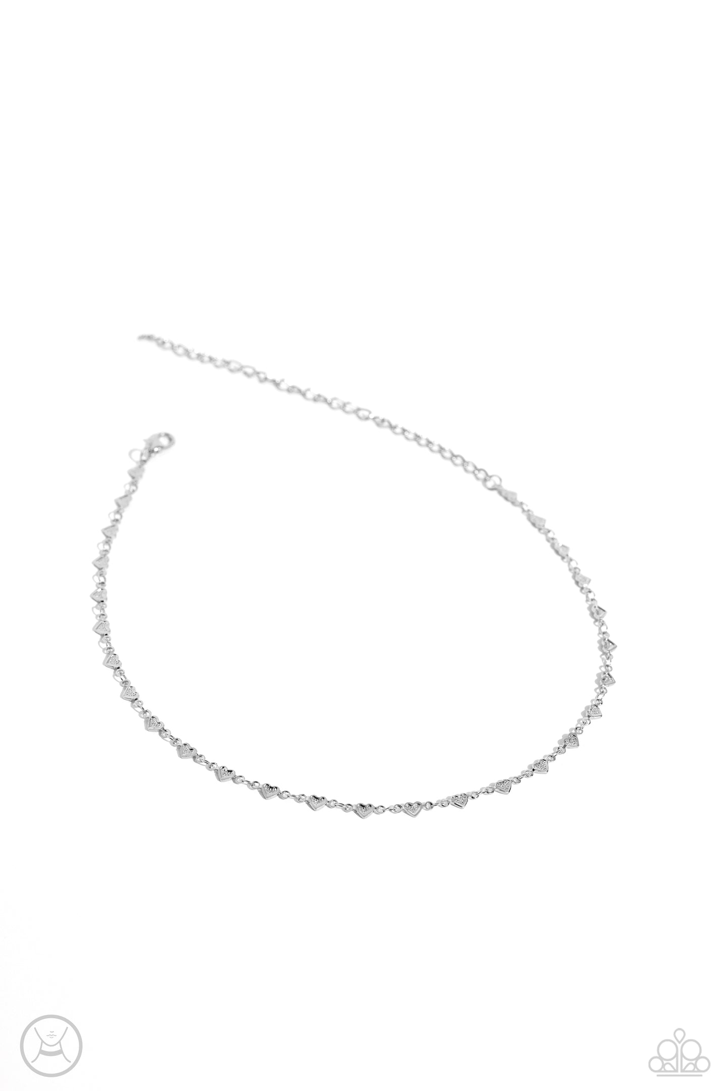 Cupid Catwalk - Silver choker necklace B017/B004