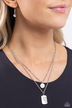 Load image into Gallery viewer, Half of My Heart - White necklace A059
