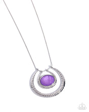 Load image into Gallery viewer, If the HORSESHOE Fits - Purple necklace B004
