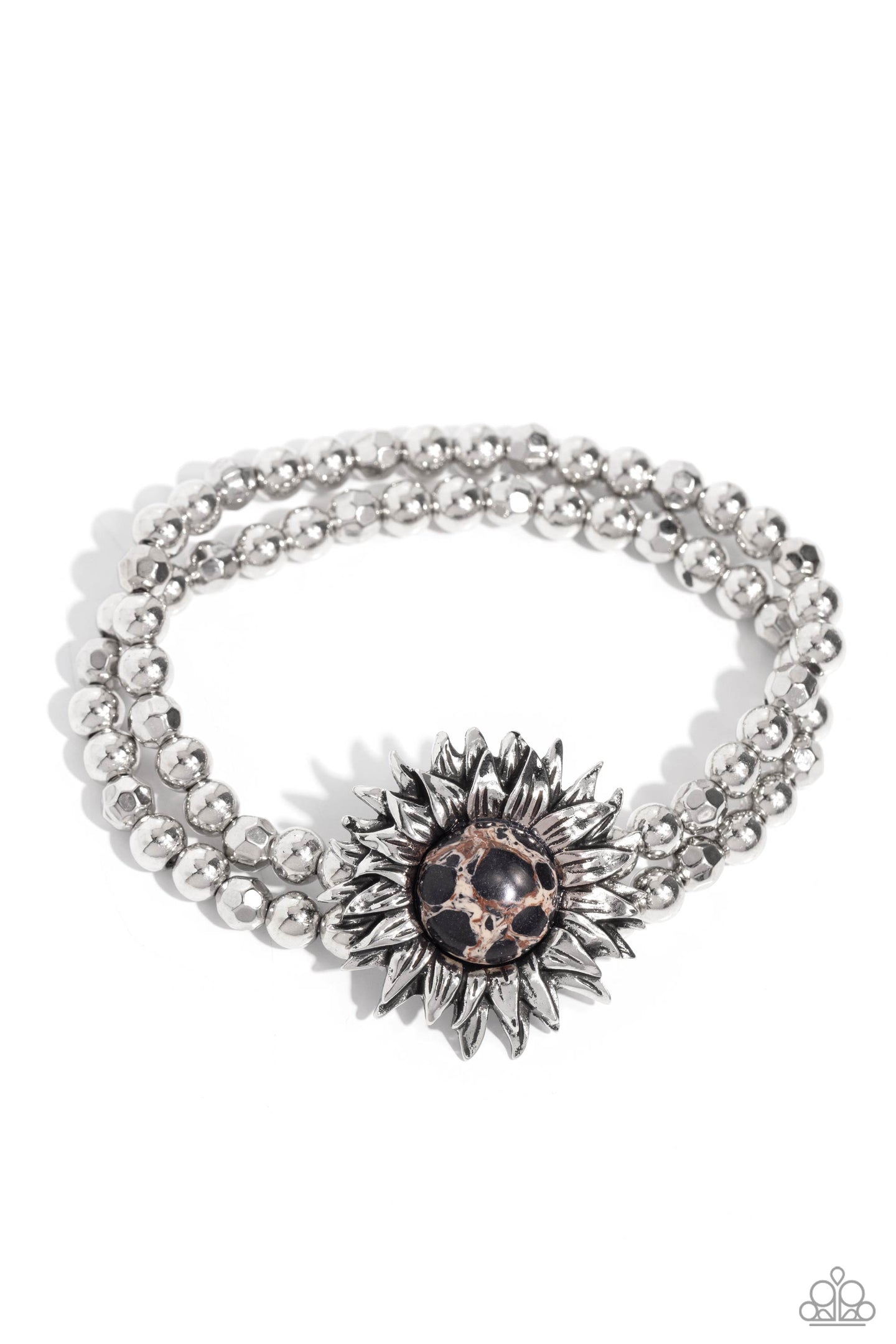 Sunflower Serenity - Black bracelet D079