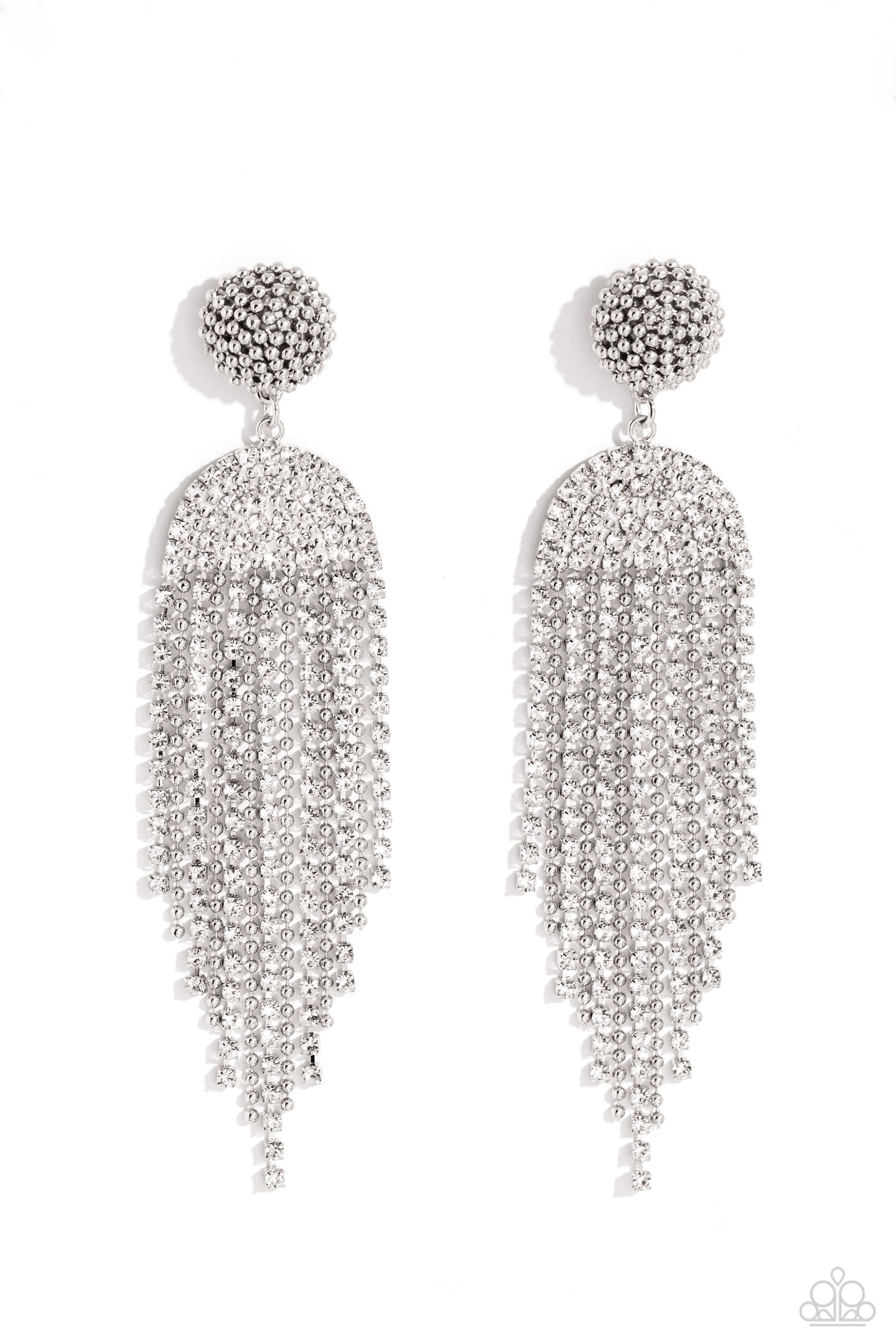 A Toast To You - White earring D069