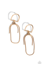 Load image into Gallery viewer, Minimalistic Maven - Gold post earring B014
