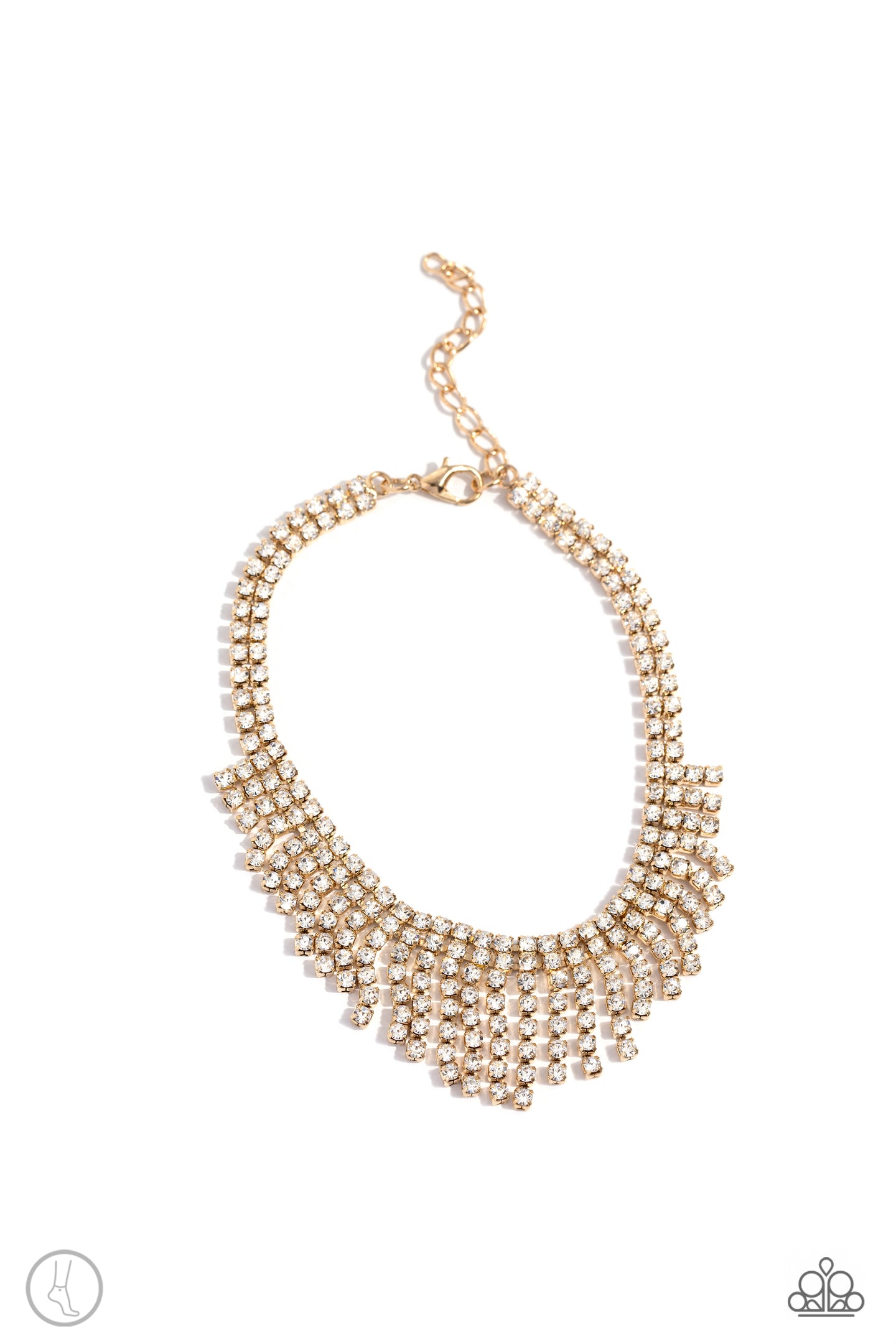 Curtain Confidence - Gold anklet D058