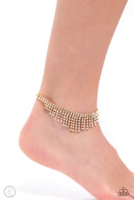 Load image into Gallery viewer, Curtain Confidence - Gold anklet D058
