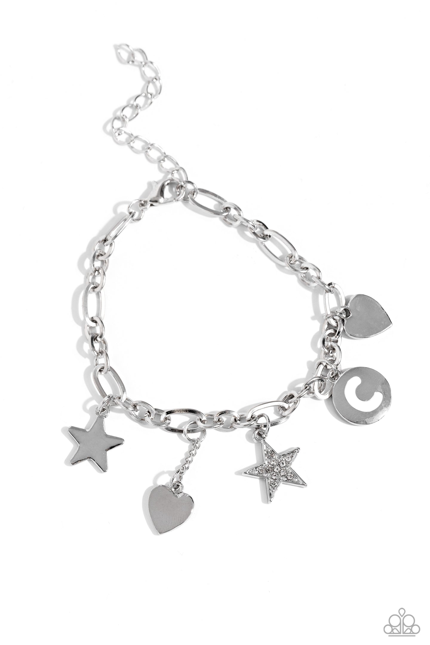 Legacy Letters - White - C bracelet A095