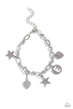 Load image into Gallery viewer, Legacy Letters - White - E bracelet A044
