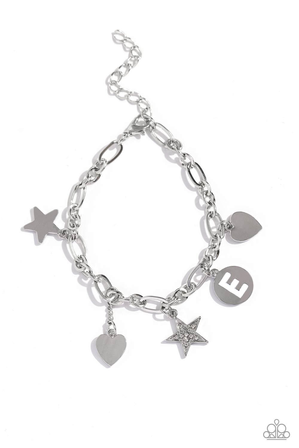 Legacy Letters - White - E bracelet A044
