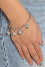 Load image into Gallery viewer, Legacy Letters - White - F bracelet A043
