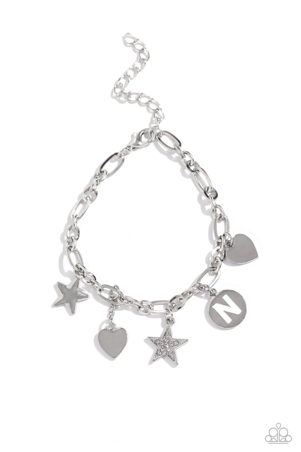 Legacy Letters - White - N bracelet D051