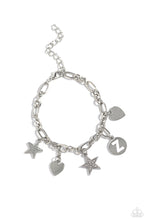 Load image into Gallery viewer, Legacy Letters - White - Z bracelet A085
