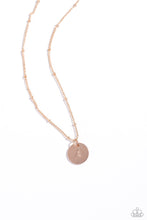 Load image into Gallery viewer, Initial Elegance - Rose Gold - A necklace A037
