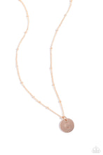 Load image into Gallery viewer, Initial Elegance - Rose Gold - C necklace A037
