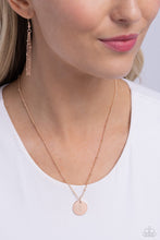 Load image into Gallery viewer, Initial Elegance - Rose Gold - F necklace A037
