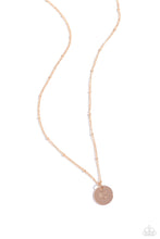 Load image into Gallery viewer, Initial Elegance - Rose Gold - G necklace A037
