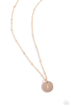 Load image into Gallery viewer, Initial Elegance - Rose Gold - I necklace C024

