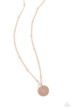 Load image into Gallery viewer, Initial Elegance - Rose Gold - J necklace C024
