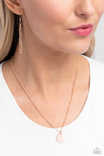 Load image into Gallery viewer, Initial Elegance - Rose Gold - S necklace C024
