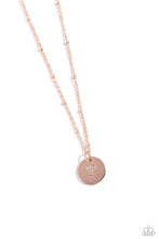 Load image into Gallery viewer, Initial Elegance - Rose Gold - T necklace C024
