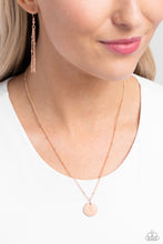 Load image into Gallery viewer, Initial Elegance - Rose Gold - T necklace C024
