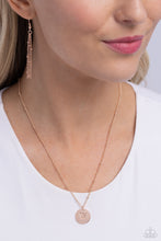 Load image into Gallery viewer, Initial Elegance - Rose Gold - W necklace C024
