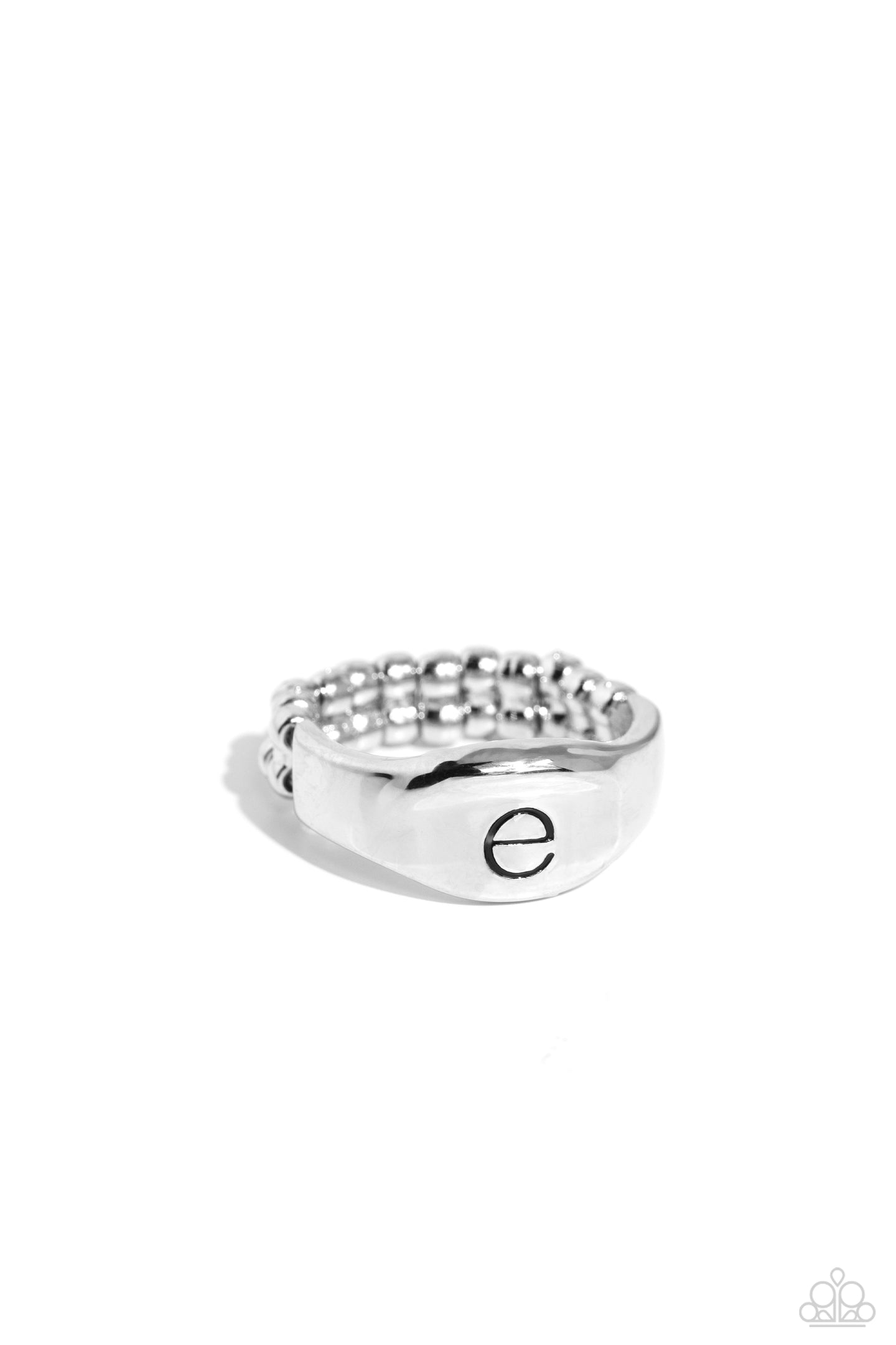 Monogram Memento - Silver - E ring 2070