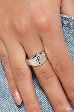 Load image into Gallery viewer, Monogram Memento - Silver - F ring A014
