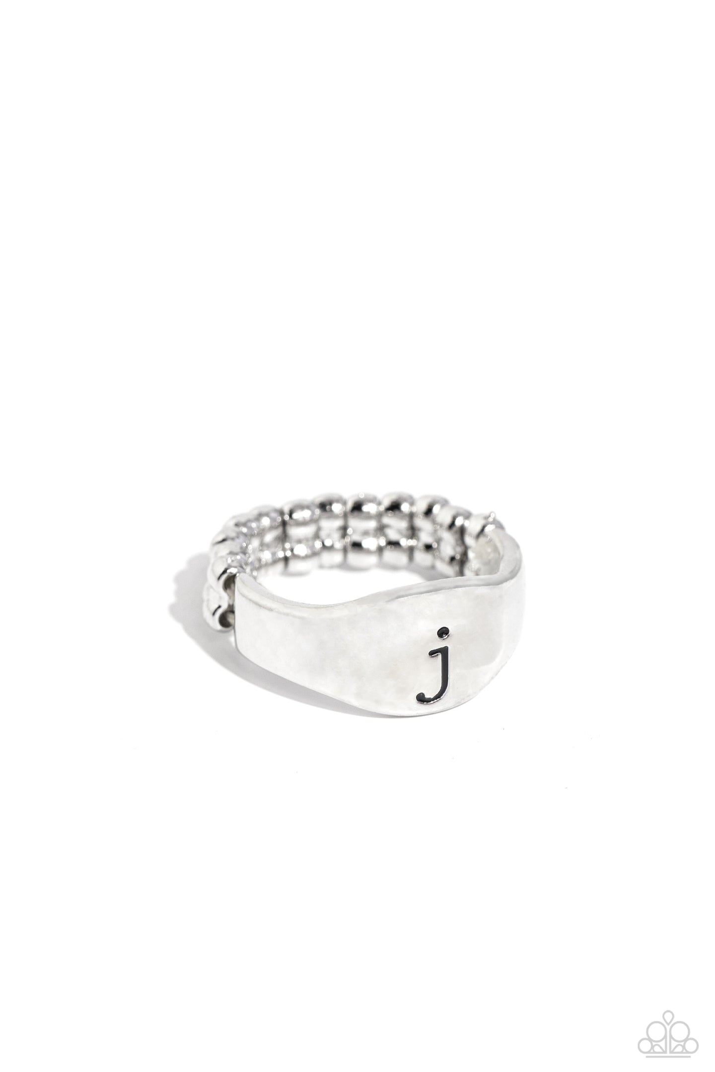 Monogram Memento - Silver - J ring D057