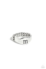 Load image into Gallery viewer, Monogram Memento - Silver - M ring A014
