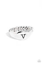 Load image into Gallery viewer, Monogram Memento - Silver - V ring 2062
