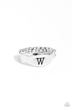 Load image into Gallery viewer, Monogram Memento - Silver - W ring A014
