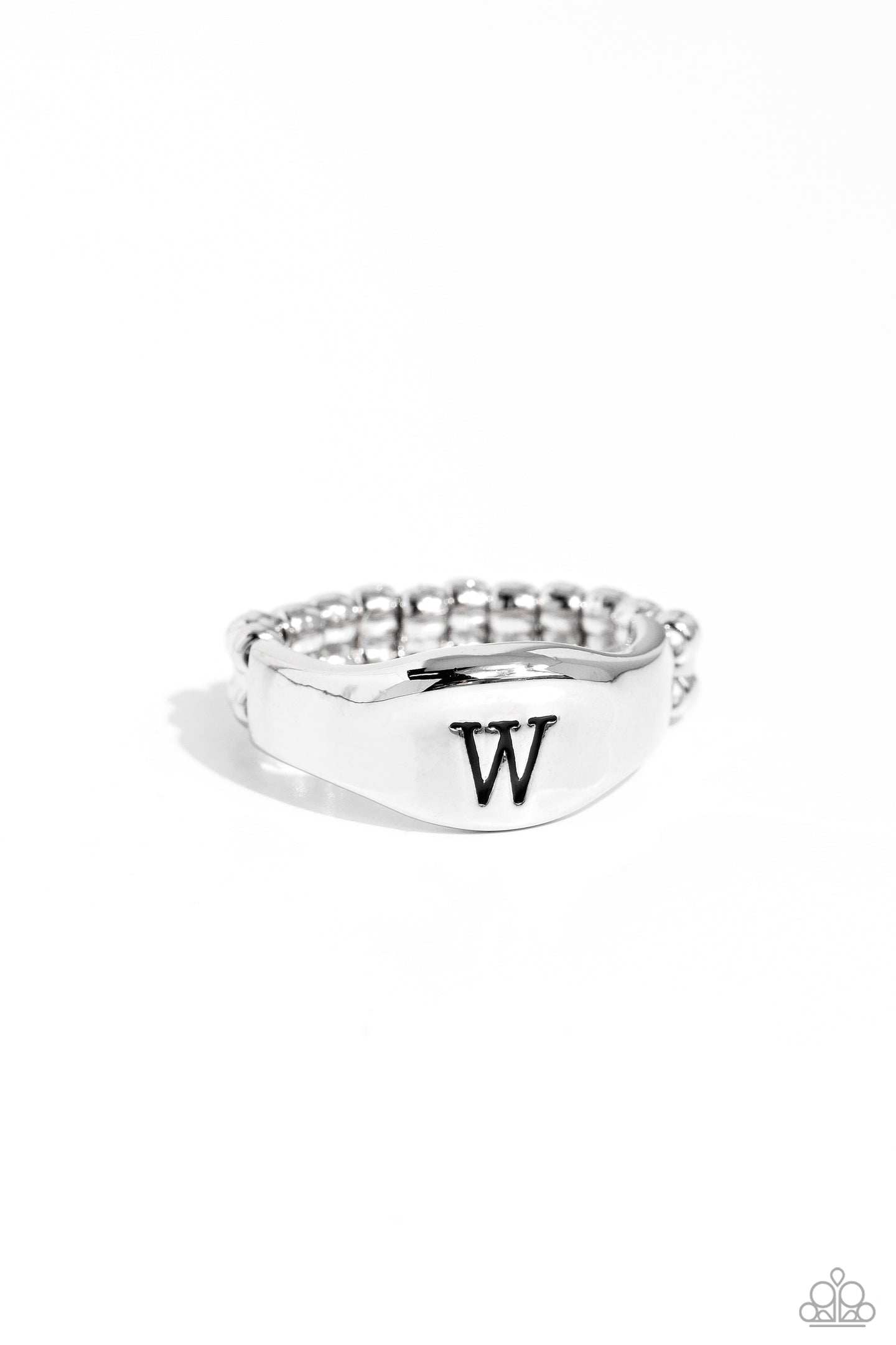 Monogram Memento - Silver - W ring A014