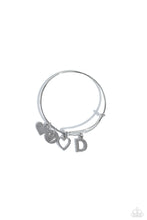 Load image into Gallery viewer, Making It INITIAL - Silver - D bracelet A025
