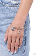 Load image into Gallery viewer, Making It INITIAL - Silver - D bracelet A025

