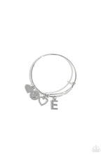 Load image into Gallery viewer, Making It INITIAL - Silver - E bracelet A038
