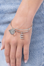 Load image into Gallery viewer, Making It INITIAL - Silver - E bracelet A038

