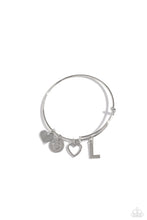 Load image into Gallery viewer, Making It INITIAL - Silver - L bracelet E015
