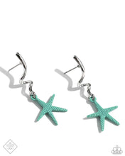 Load image into Gallery viewer, Written in the STARFISH - Blue earring APRIL 2024 FF LR1
