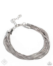 Load image into Gallery viewer, By a Show of STRANDS - Silver bracelet APRIL 2024 FF
