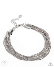 Load image into Gallery viewer, By a Show of STRANDS - Silver bracelet APRIL 2024 FF LR3
