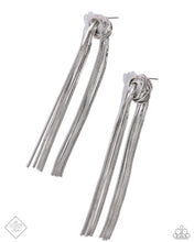 Load image into Gallery viewer, All STRANDS On Deck - Silver post earring APRIL 2024 FF
