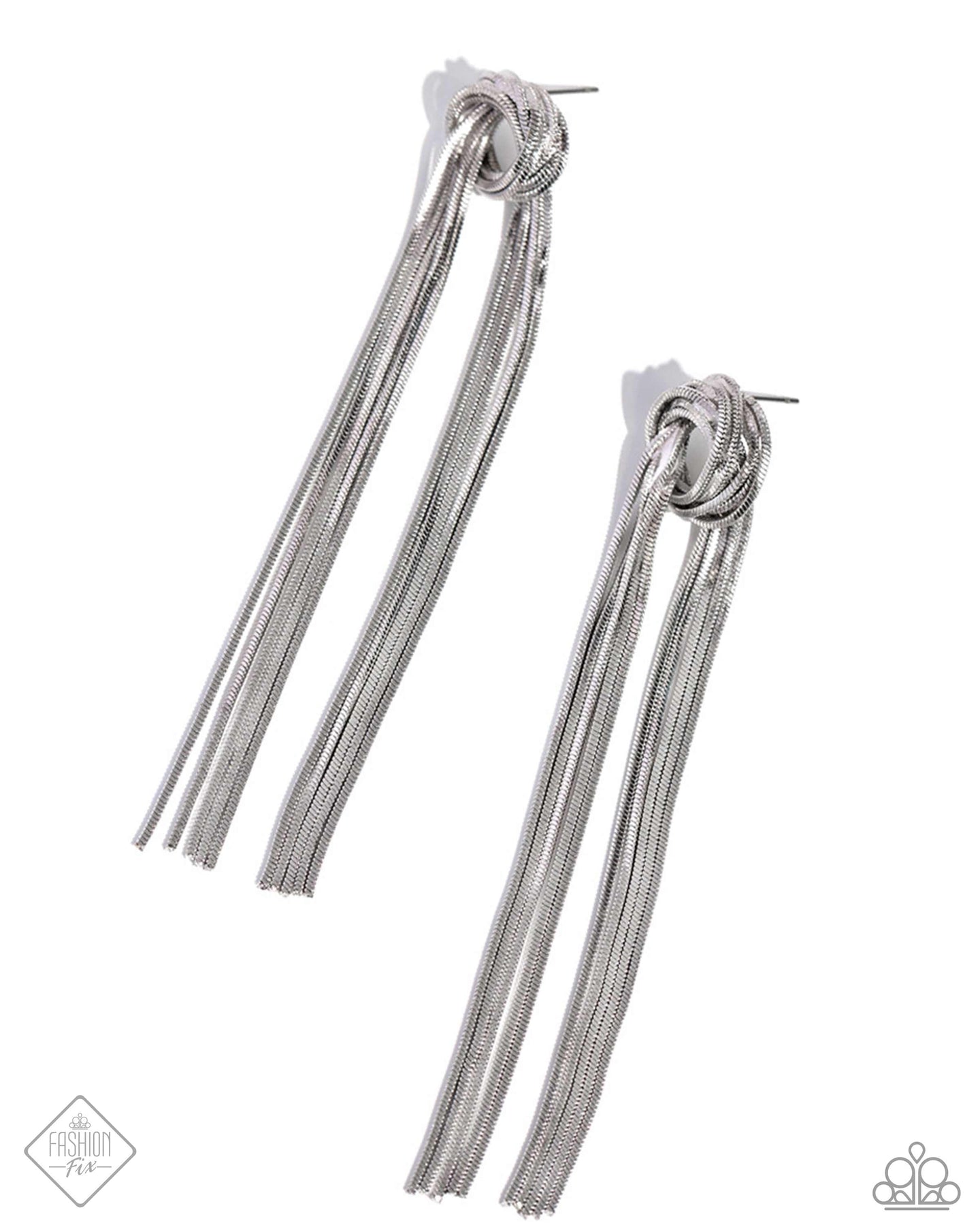 All STRANDS On Deck - Silver post earring APRIL 2024 FF